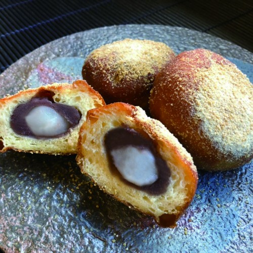 年糕豆沙甜甜圈